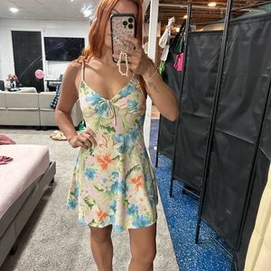 Summer floral dress